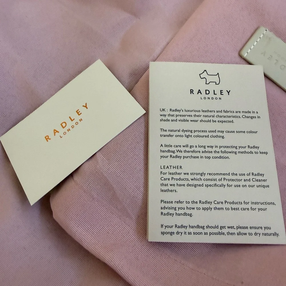 RADLEY LONDON Cream Wallet with Pink and Black Accents - Picture 10 of 10